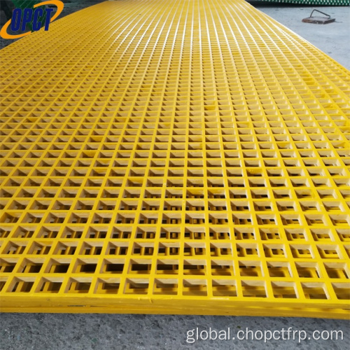 Frp Molding Grating fiberglass pool drainage plastic walkway floor frp grp molding grating Factory